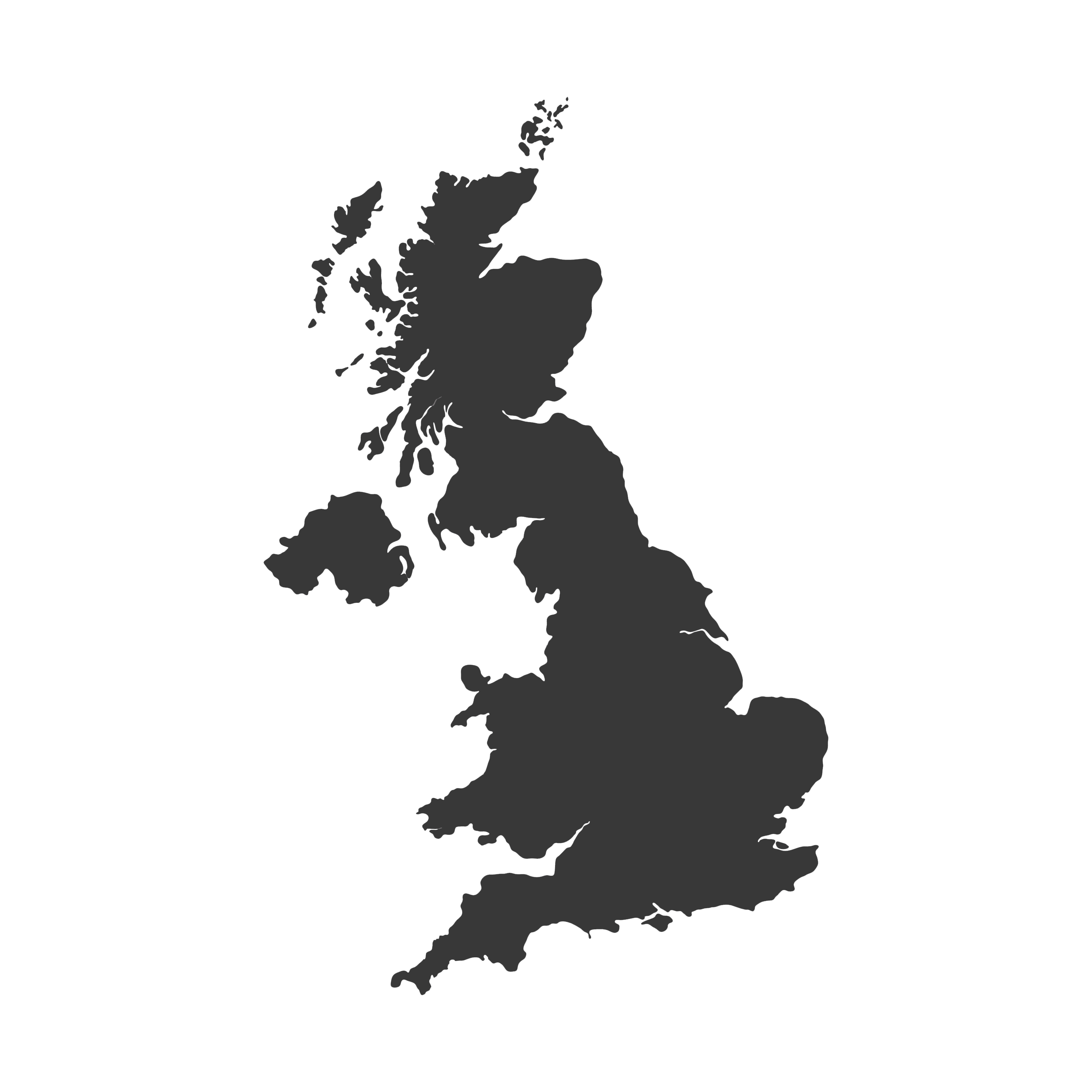 UK borders map
